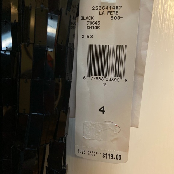 Rena Rowan black top- new with tags! - Picture 2 of 3